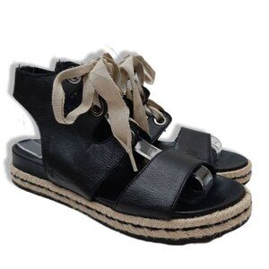 RUDSAK Italy Baptista Lace-Up Ankle Gladiator Sandal Flats Sz US 7 | Eur 37